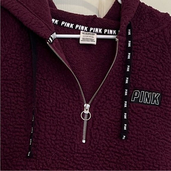 VICTORIA SECRET/PINK Sherpa hoodie - Picture 4 of 6